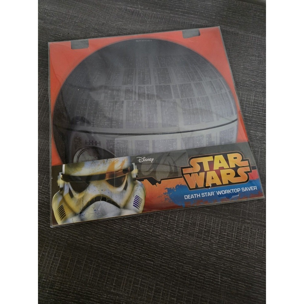 Disney Death Star Worktop Saver‎ Glass Star Wars Platter Server Cutting Board